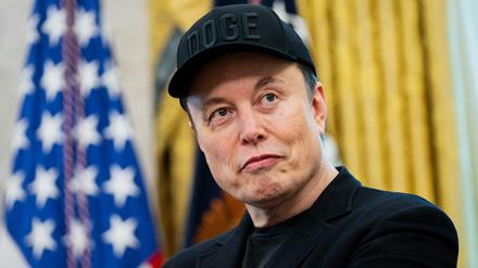 Elon Musk ist bei einem Auftritt im Weißen Haus zu sehen.