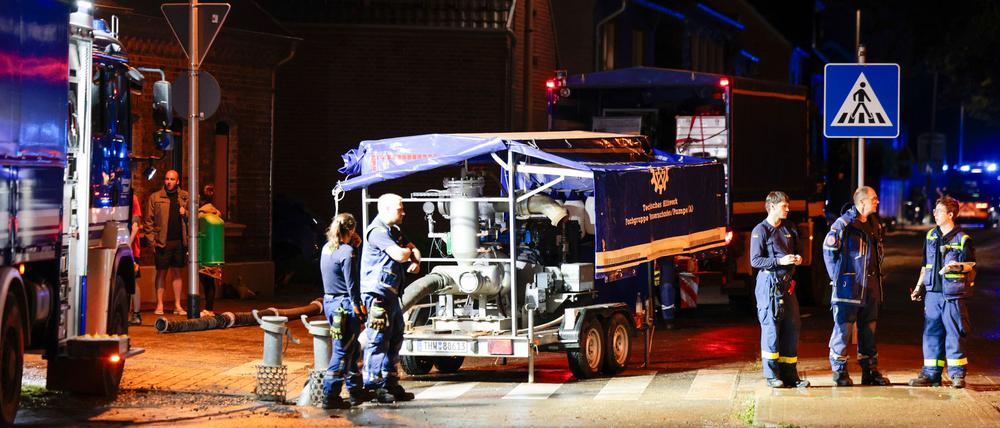 Nach dem Unwetter zeitweise ohne Strom: Erftstadt-Herrig
