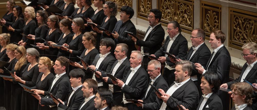 Der Rundfunkchor Berlin am 31.5.2025 im Konzerthaus © PeterAdamiDer Dirigent Gijs Leenaars © PeterAdami