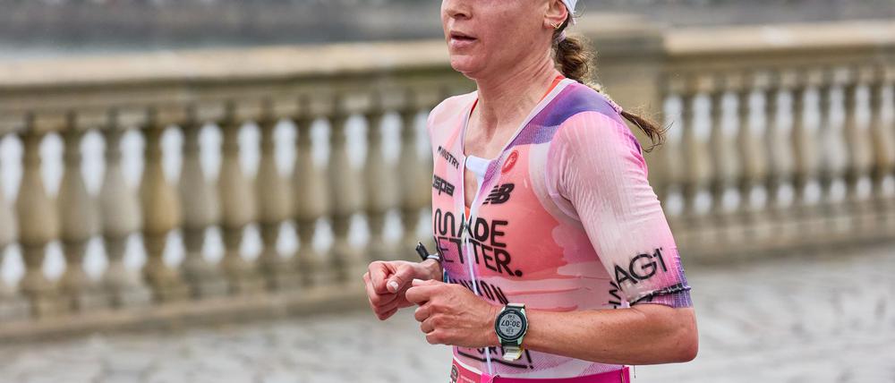 Neue Europameisterin: Laura Philipp beim Ironman in Hamburg.