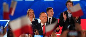 Der polnische Präsidentschaftskandidat Karol Nawrocki, der von der größten Oppositionspartei Recht und Gerechtigkeit (PiS) unterstützt wird.