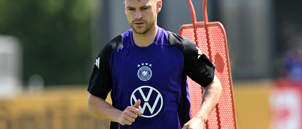 Joshua Kimmich gehört bald zu den DFB-Spielern mit mindestens 100 Einsätzen. 