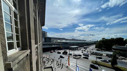 Blick aus dem Rathaus Spandau.