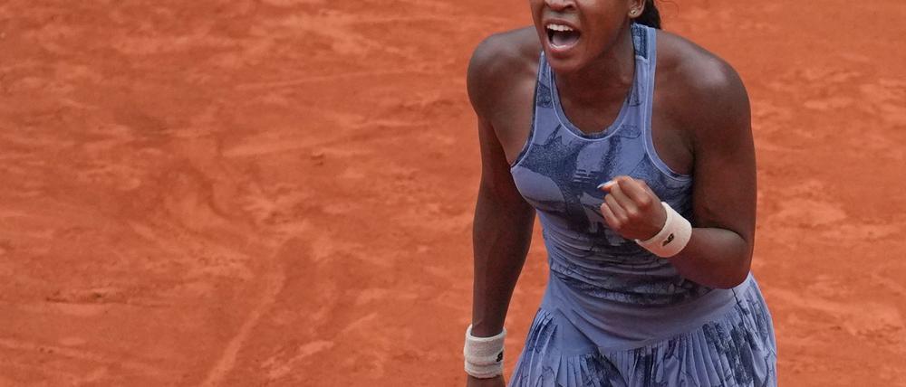 Coco Gauff steht bei den French Open im Viertelfinale.