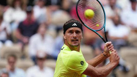Alexander Zverev hatte in Paris nur einen Kurzeinsatz und steht im Viertelfinale.