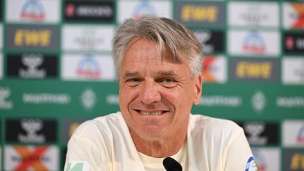 In Bremen und in der Bundesliga angekommen: Werders neuer Trainer Horst Steffen.