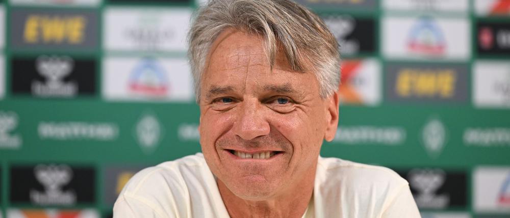 In Bremen und in der Bundesliga angekommen: Werders neuer Trainer Horst Steffen.