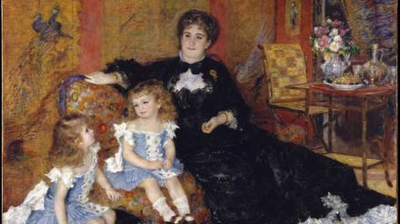 Renoirs Bild „Madame Charpentier und ihre Kinder“, 1878.