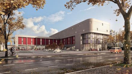 Entwurf für Selfstorage-Neubau in der Roedernallee. 