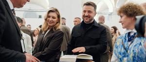 Wolodymyr Selenskyj und seine Frau Olena auf dem Literaturfestival in Kiew 
