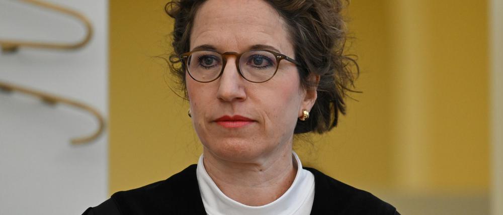 Die Vorsitzende Richterin Eva-Marie Distler will am 25. Juni das Urteil im Sommermärchen-Prozess verkünden.