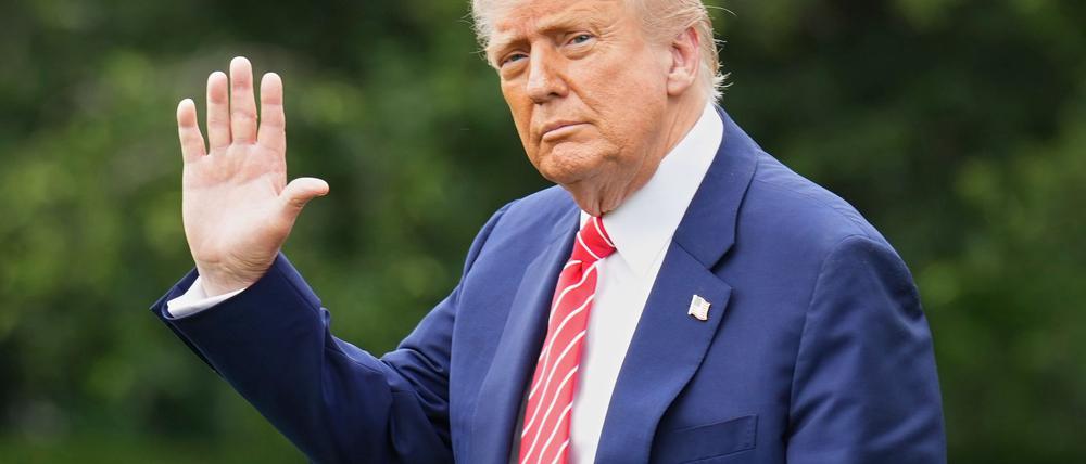 Donald Trump wird zum Nato-Gipfel nach Den Haag reisen. (Archivbild)