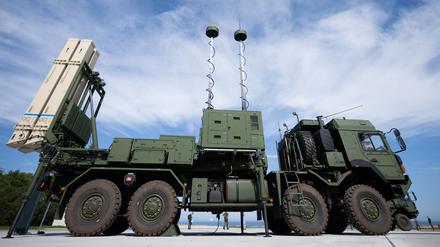 Der Raketenwerfer des Flugabwehrsystems Iris-T (Archivbild)
