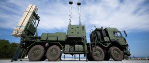 Der Raketenwerfer des Flugabwehrsystems Iris-T (Archivbild)