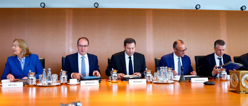 Sitzung des Bundeskabinetts am 4. Juni.