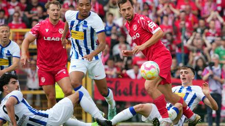Bradley Ibrahim (M) kam über Einsätze in Herthas U23 nicht hinaus.