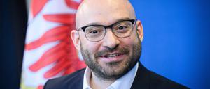 Brandenburgs neuer Innenminister René Wilke (parteilos) ist seit zweieinhalb Wochen im Amt.