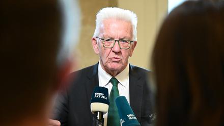 Steht im Zentrum eines grünen Richtungsstreits: Baden-Württembergs Ministerpräsident Winfried Kretschmann
