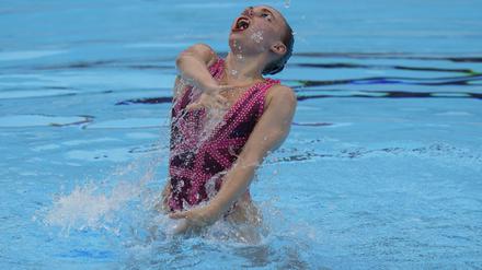 Klara Bleyer im Finale der Solokür