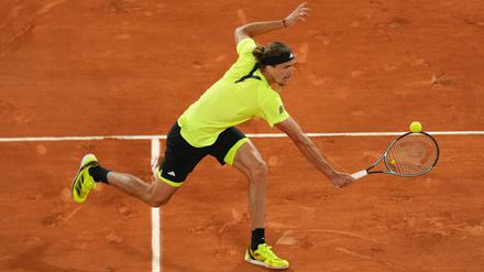 Alexander Zverev war nach seinem Aus in Paris gefrustet.