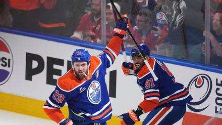 Leon Draisaitl erzielte das erste Tor der Stanley-Cup-Finals schon nach 66 Sekunden.