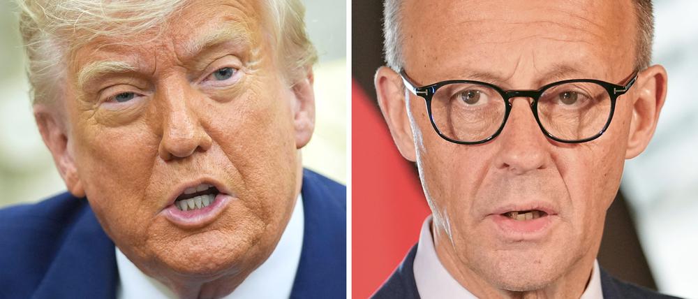 US-Präsident Donald Trump und Bundeskanzler Friedrich Merz.