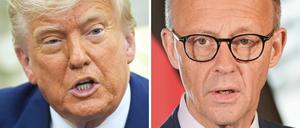 US-Präsident Donald Trump und Bundeskanzler Friedrich Merz.
