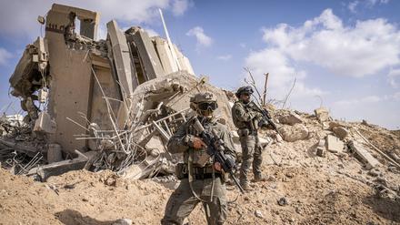 Einsatz israelischer Soldaten in der Stadt Rafah im Süden des Gazastreifens (Archivbild).