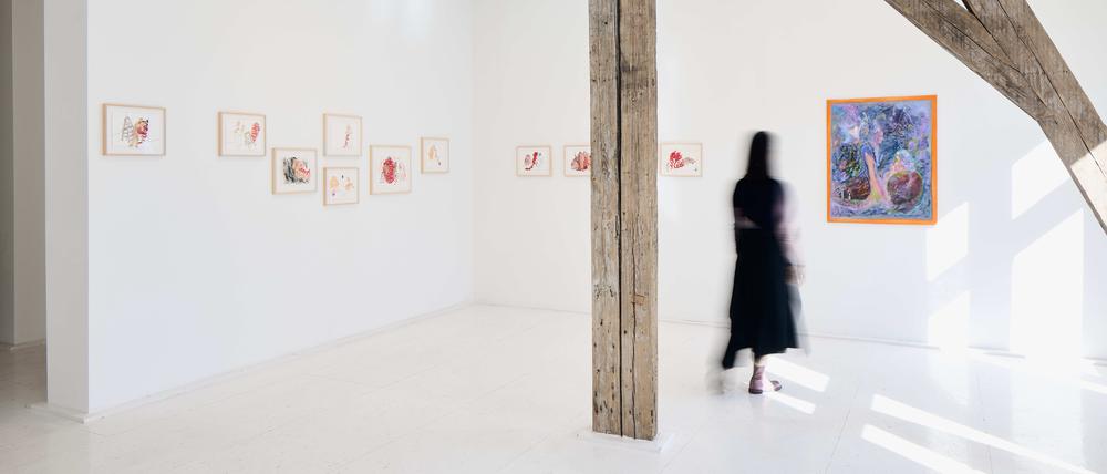 Ausstellung „Isolated Bodies, Waiting for a Touch“ in der Berliner Galerie Hua International.