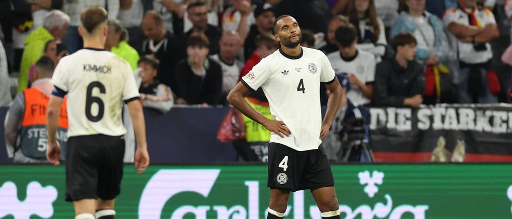 Jonathan Tah verzweifelt nach der Niederlage im Halbfinale der Nations League.