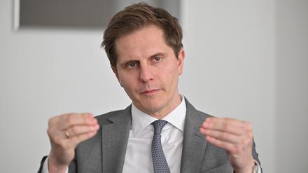 Justizminister Benjamin Grimm, SPD.