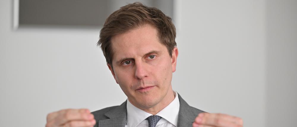 Justizminister Benjamin Grimm, SPD.