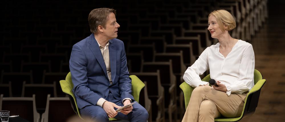 Jahrespressekonferenz im Konzerthaus Berlin mit Intendant Tobias Rempe und Chefdirigentin Joana Mallwitz.