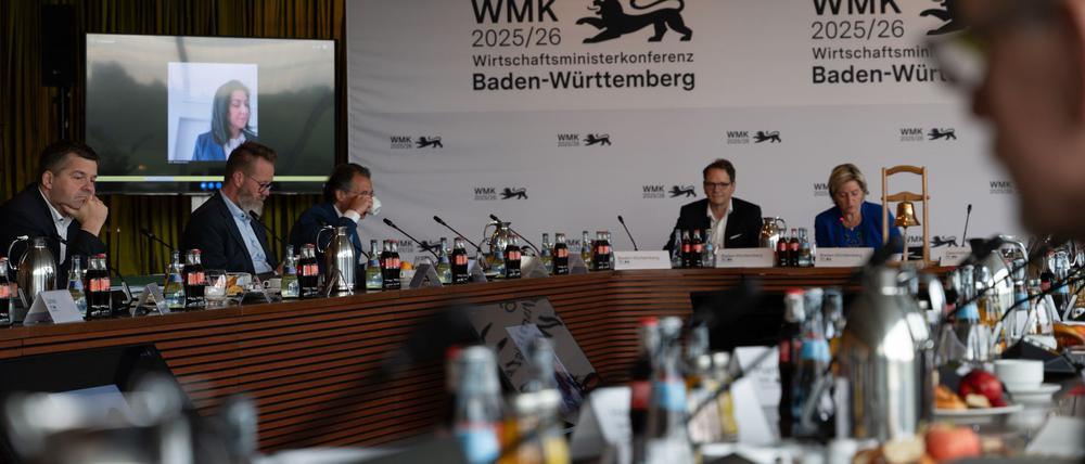Wirtschaftsministerkonferenz in Stuttgart. (Foto aktuell).