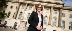 Julia von Blumenthal, Präsidentin der Humboldt-Universität Berlin weist pauschale Antisemitismusvorwürfe zurück, die im Zuge eines Shitstorms gegen die HU erhoben wurden.