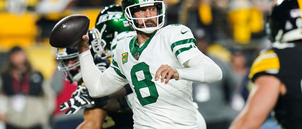 Trägt zukünftig wohl das gelb und schwarz der Pittsburgh Steelers: Quarterback Aaron Rodgers. 