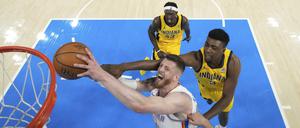 Isaiah Hartenstein (in weiß) hatte seinen Anteil an der hohen Führung von OKC.
