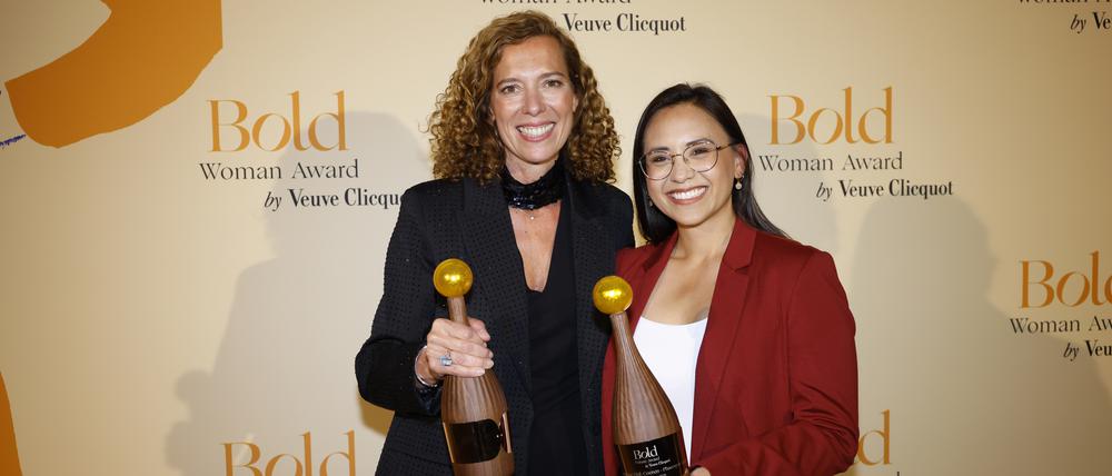 Mutig und engagiert. Die Gewinnerinnen Miriam Wohlfarth und Stephanie Pfeil-Coenen.
