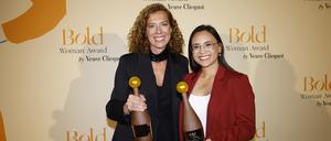Mutig und engagiert. Die Gewinnerinnen Miriam Wohlfarth und Stephanie Pfeil-Coenen.