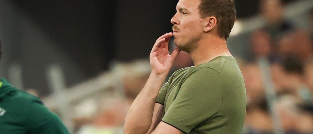 Was nun? Bundestrainer Julian Nagelsman.