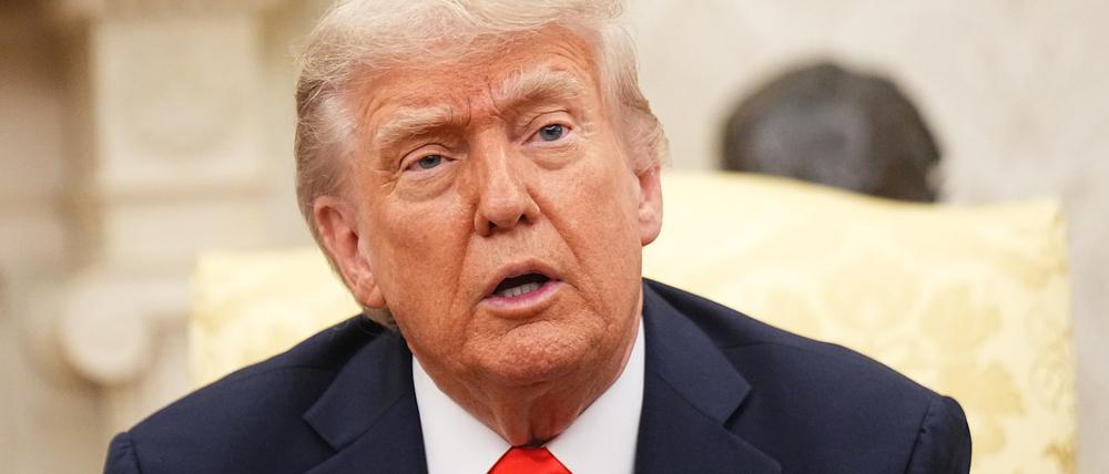 US-Präsident Donald Trump hatte den Ukraine-Krieg am Donnerstag mit dem Streit zweier Kinder verglichen.