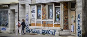 Armut und Elend: Häuser wie diese gehören in Gelsenkirchen mittlerweile zum allgemeinen Straßenbild.