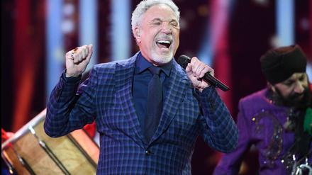 Tom Jones bei einem Auftritt in der Londoner Royal Albert Hall.