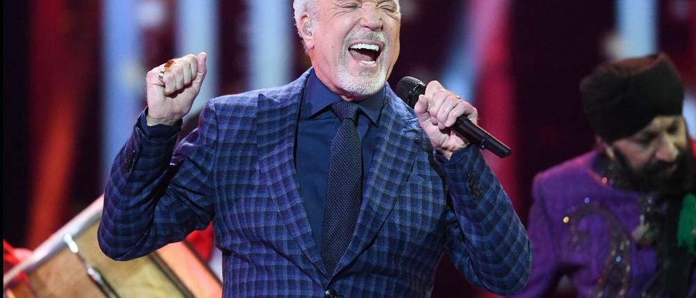 Tom Jones bei einem Auftritt in der Londoner Royal Albert Hall.