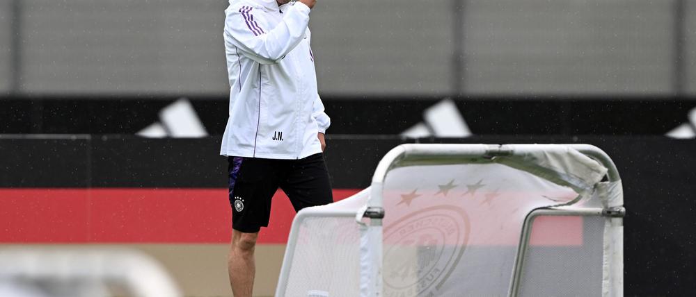 Julian Nagelsmann beim Abschlusstraining.