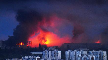 Die ostukrainische Großstadt Charkiw ist immer wieder Ziel russischer Luftangriffe.