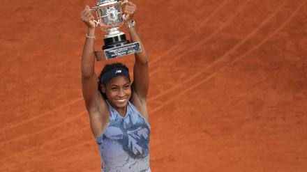 Coco Gauff dachte im Moment des Triumphs auch an die Minderheiten in den USA, die unter dem aktuellen Präsidenten Donald Trump leiden.