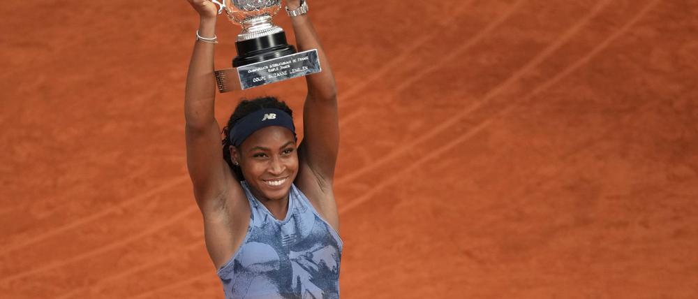 Coco Gauff dachte im Moment des Triumphs auch an die Minderheiten in den USA, die unter dem aktuellen Präsidenten Donald Trump leiden.