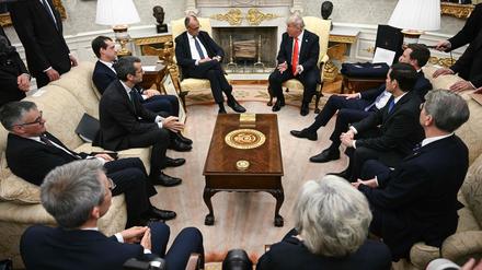 US-Präsident Donald Trump empfängt Friedrich Merz