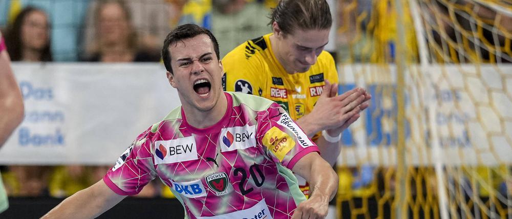 Tim Freihöfer schreit seine Emotionen raus.